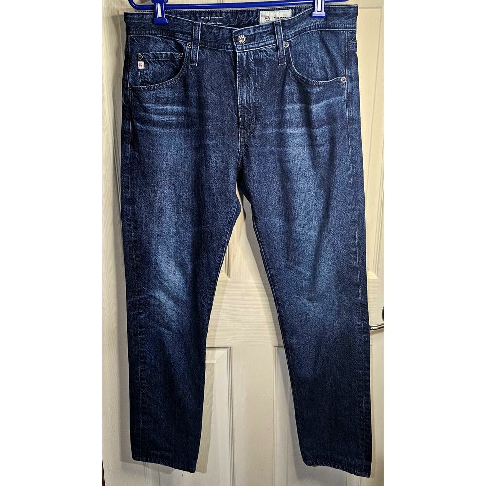 AG-ED Denim Tellis Modern Slim Jeans – Dark Wash, Straight Leg, Men's 34x31